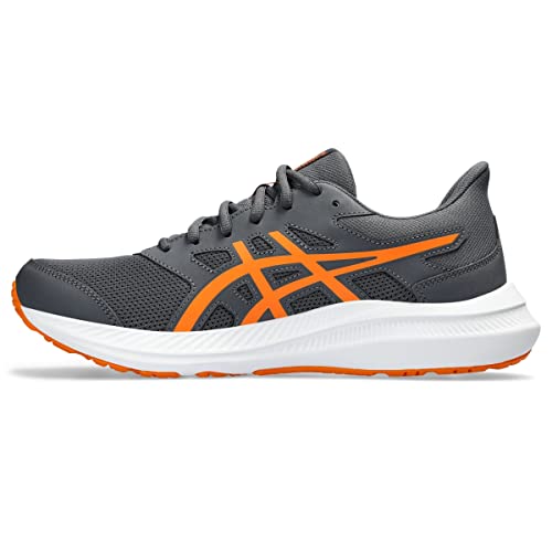 ASICS Men's JOLT 4 Running Shoes, 9.5 Grey/Orange