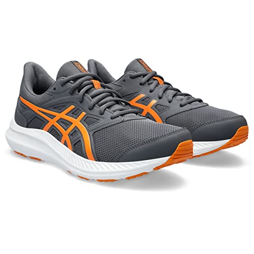ASICS Men's JOLT 4 Running Shoes, 9.5 Grey/Orange