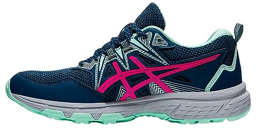 ASICS Women's Gel-Venture 8 Running Shoes, MAKO Blue/Pink