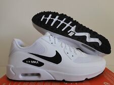 Nike Air Max 90 Golf Cleats White/Black Size 11.5