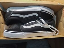 Vans Ward White Black Women's Skate Sneakers
