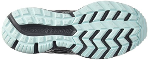 Saucony Women's Trail Running Shoe, Grey/Mint, Size 6.5