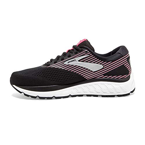 Brooks Women's Addiction 14 Running Shoes, Black/Pink