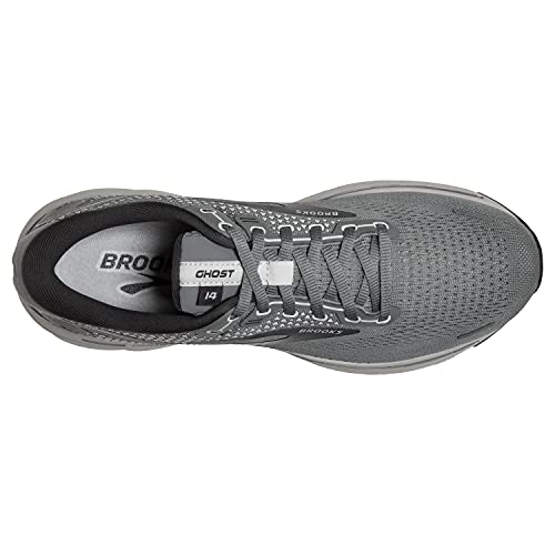 Brooks Ghost 14 Grey/Alloy Men's Sneakers 9 D
