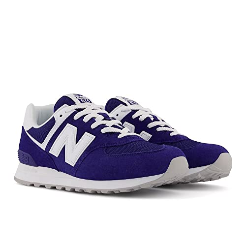 New Balance 574 V2 Spilled Paint Sneakers, Blue/White
