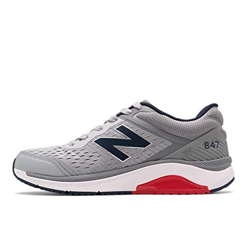 New Balance Men's 847 V4 Walking Shoes, Silver