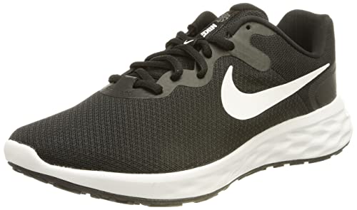 Nike Men's Revolution 6 Sneakers, Black and Grey