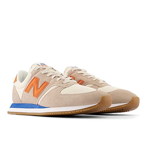 New Balance 420 V2 Sneaker, Calm Taupe/Orange