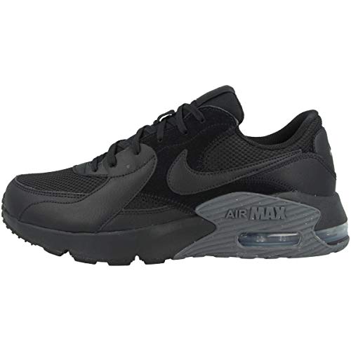 Nike Men's Air Max Excee Running Shoe, Black/Grey, 10.5