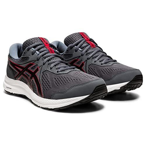 ASICS Men's Gel-Contend 7 Running Shoes - Grey/Red