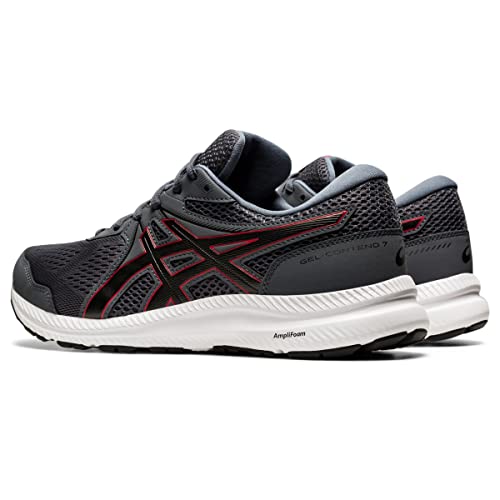 ASICS Men's Gel-Contend 7 Running Shoes - Grey/Red