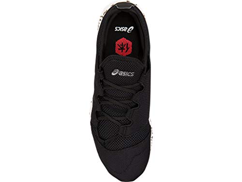 ASICS Men's Hypergel-Sai Sneakers, Black, Size 14