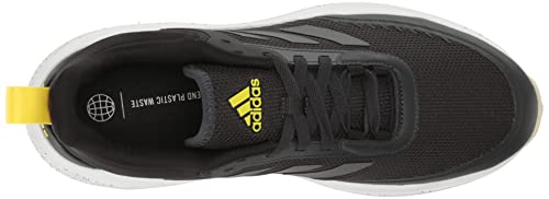 adidas Men's Trainer V Running Shoe - Carbon/Yellow