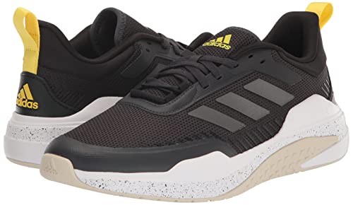 adidas Men's Trainer V Running Shoe - Carbon/Yellow