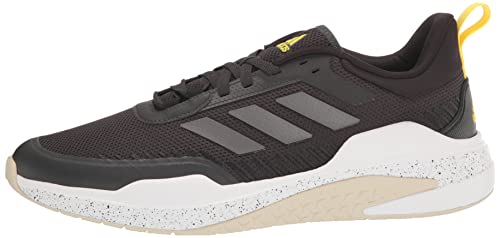 adidas Men's Trainer V Running Shoe - Carbon/Yellow
