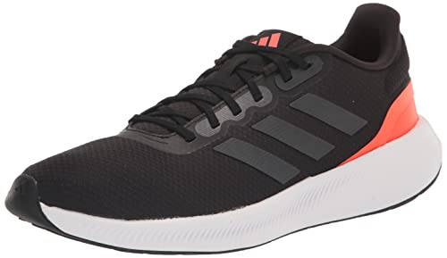 adidas Men's Run Falcon 3.0 Sneakers, Black/Red