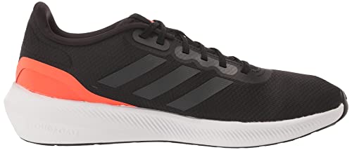 adidas Men's Run Falcon 3.0 Sneakers, Black/Red