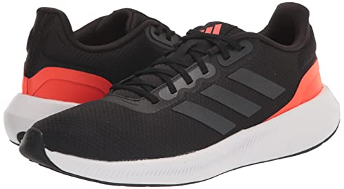 adidas Men's Run Falcon 3.0 Sneakers, Black/Red