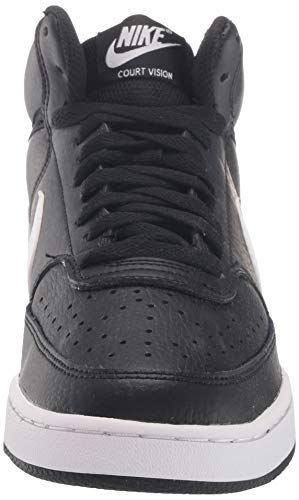 Nike Court Vision Mid Sneakers in Black/White