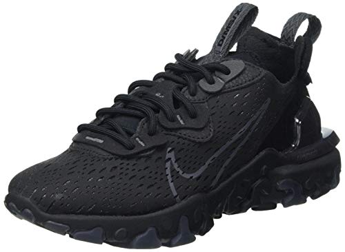 Black Nike React Vision Running Shoe, 9.5 UK