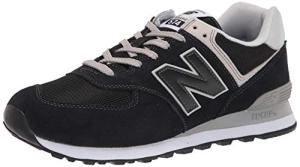 New Balance 574 Men’s Black Sneakers, Size 44.5
