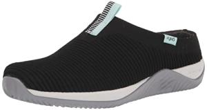 RYKA Women's Echo Mule Slide Sneakers, Black, 38.5