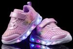 SINOSKY Girls' Light Up Sneakers - Hot Pink