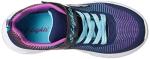 Skechers Girls Flicker Flash Sneakers, Navy/Multi