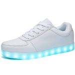 Light-Up USB Charging Dancing Sneakers - White