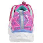 Skechers Girls' Neon Pink Galaxy Lights Sneakers