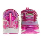 Nickelodeon Girls' Paw Patrol Sneakers - Laceless LED Light Up Shoes (Toddler/Little Kid), Size 10 Toddler, Sky Everest