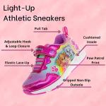 Nickelodeon Girls' Paw Patrol Sneakers - Laceless LED Light Up Shoes (Toddler/Little Kid), Size 10 Toddler, Sky Everest