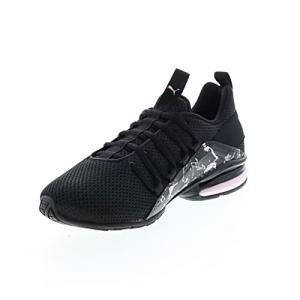 PUMA Axelion Marble Women's Black-Pink Running Sneakers
