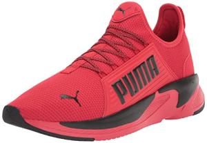 PUMA Men's Softride Slip-On Running Shoe, Red/Black