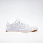 Reebok Women's Club MEMT White Sneakers, Size 6