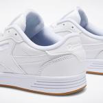 Reebok Women's Club MEMT White Sneakers, Size 6