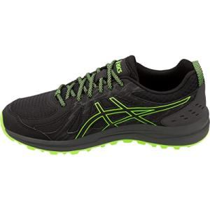 ASICS Men's Frequent Trail Running Shoes, Black/Green