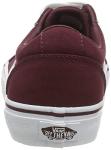 Vans Women's Ward Sneaker in Red Burgundy