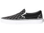 Vans Classic Slip-On Sneakers in Black/Pewter
