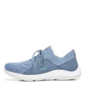 Ryka Women's Empower Lace Slip-On Sneaker, Citadel Blue, 5
