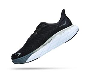 HOKA Arahi 6 Men's Running Shoes, Black/White
