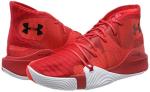 Under Armour UA Spawn Mid Basketball Sneakers, Red