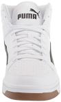 PUMA Men's Rebound Layup Sneakers in White/Black