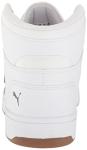 PUMA Men's Rebound Layup Sneakers in White/Black