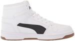 PUMA Men's Rebound Layup Sneakers in White/Black