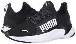 PUMA Men's Softride Slip-On Running Shoe - Black/White