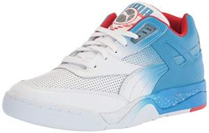 PUMA Palace Guard Sneakers in White and Red