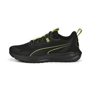 PUMA Men's Twitch Runner Trail Sneakers - Black Lime