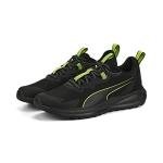 PUMA Men's Twitch Runner Trail Sneakers - Black Lime
