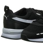 PUMA Men's R78 Sneakers in Black/White, Size 11